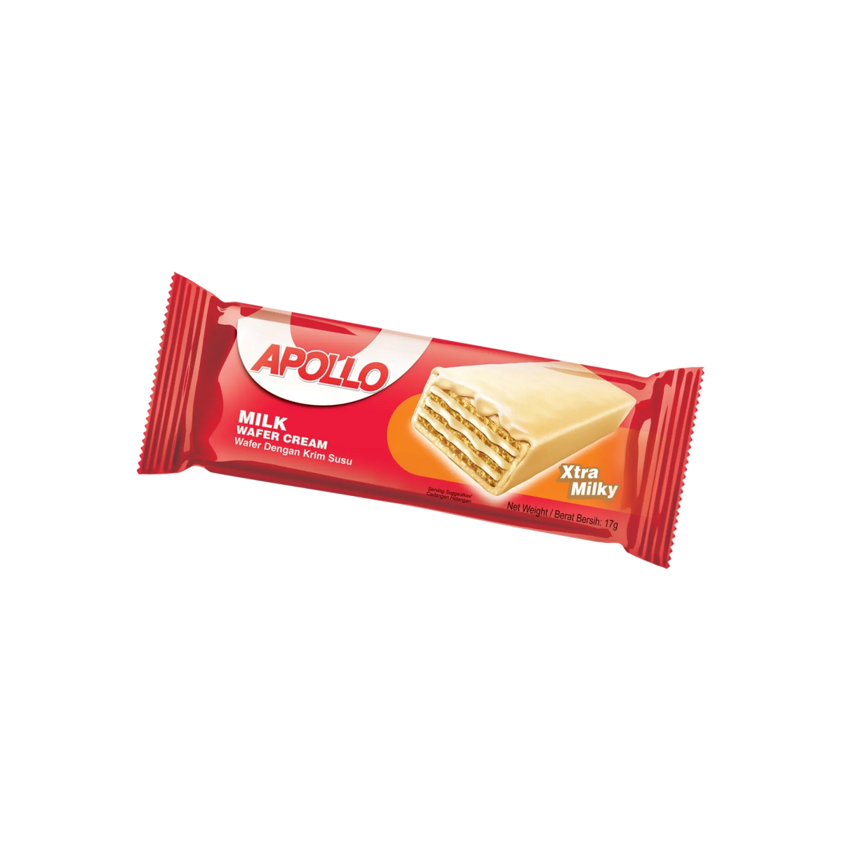 APOLLO Milk Wafer Cream 17g x 6 pieces