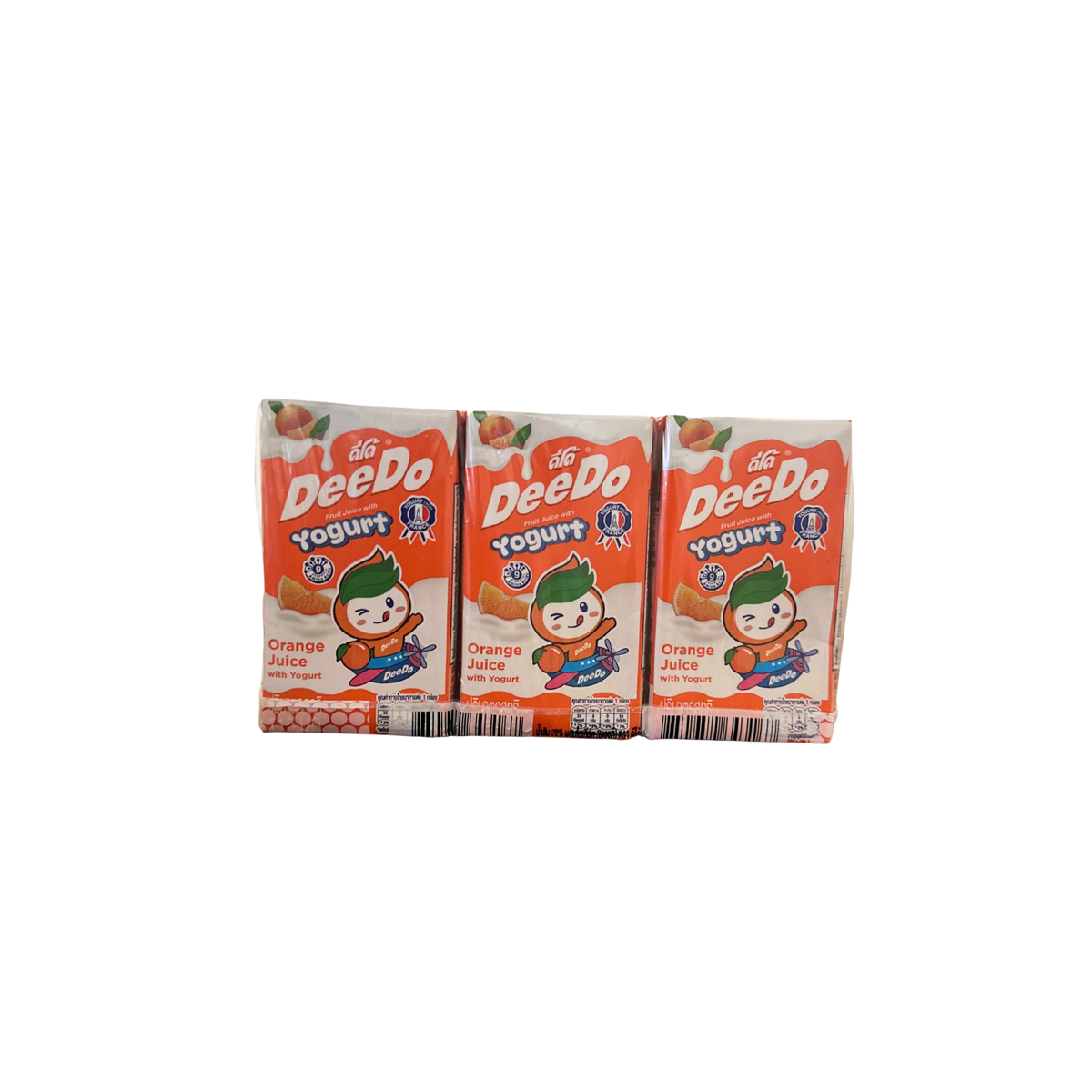 DEEDOO YOGURT (Orange) 155ml x 6