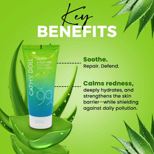 CATHY DOLL - CICA & ALOE VERA SOOTHING BODY SERUM 175g