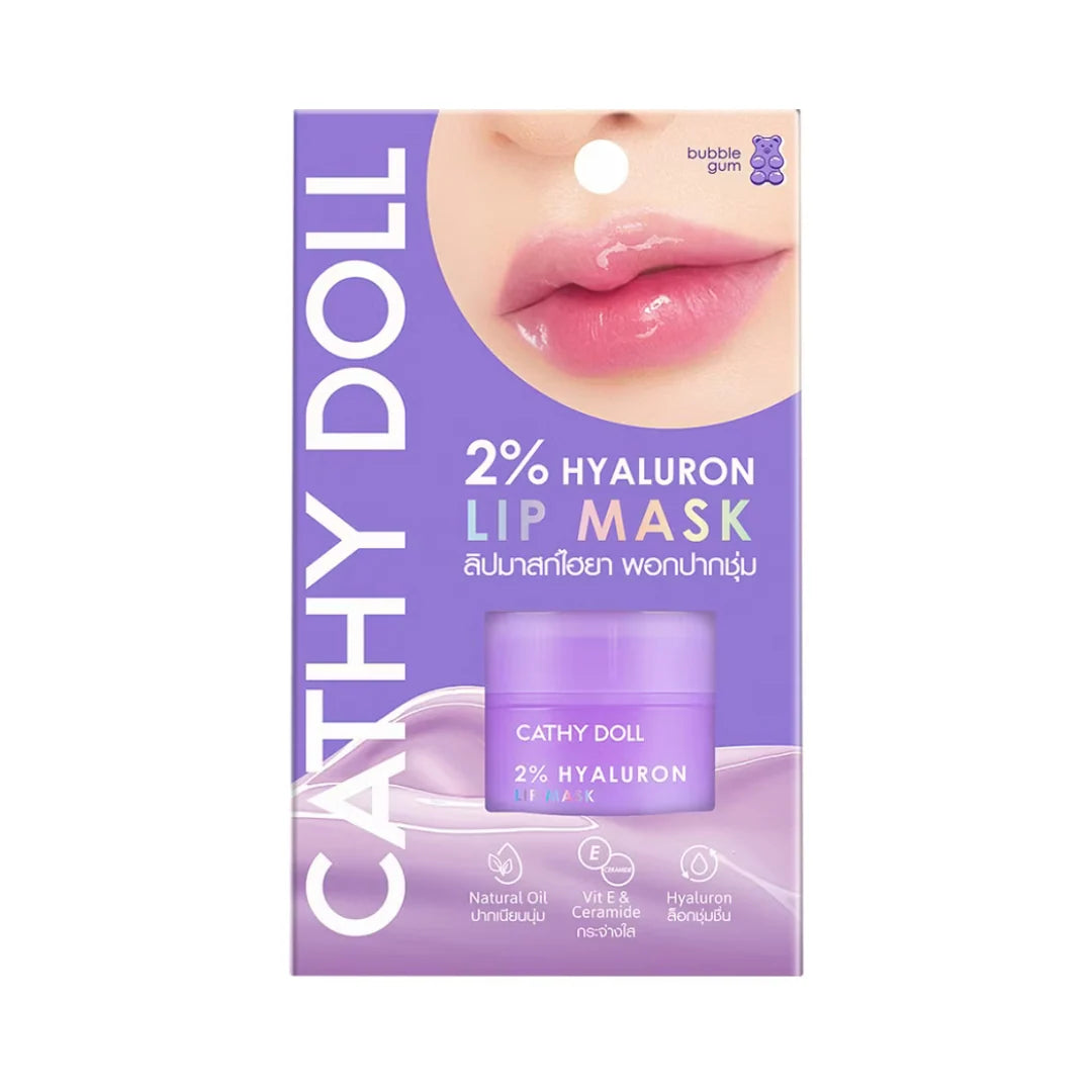 CATHY DOLL 2% HYALURON LIP MASK BUBBLE GUM
