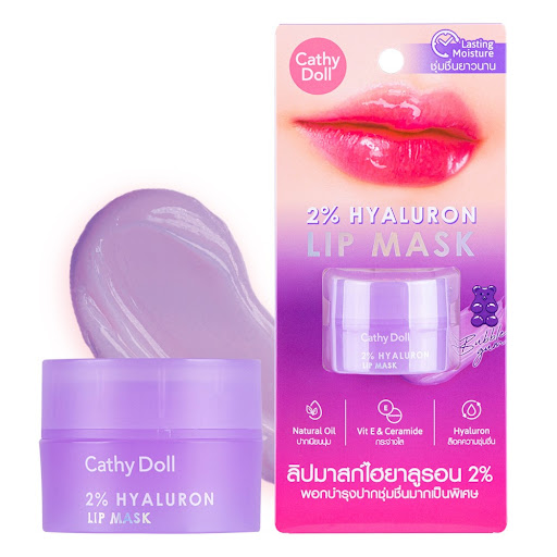 CATHY DOLL 2% HYALURON LIP MASK BUBBLE GUM